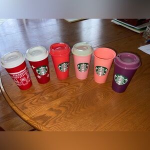 Starbucks Colorful Reusable Tumbler Collection